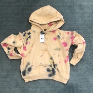 NEW AFRM Sand Crumble Tie Dye Hoodie Size  Medium